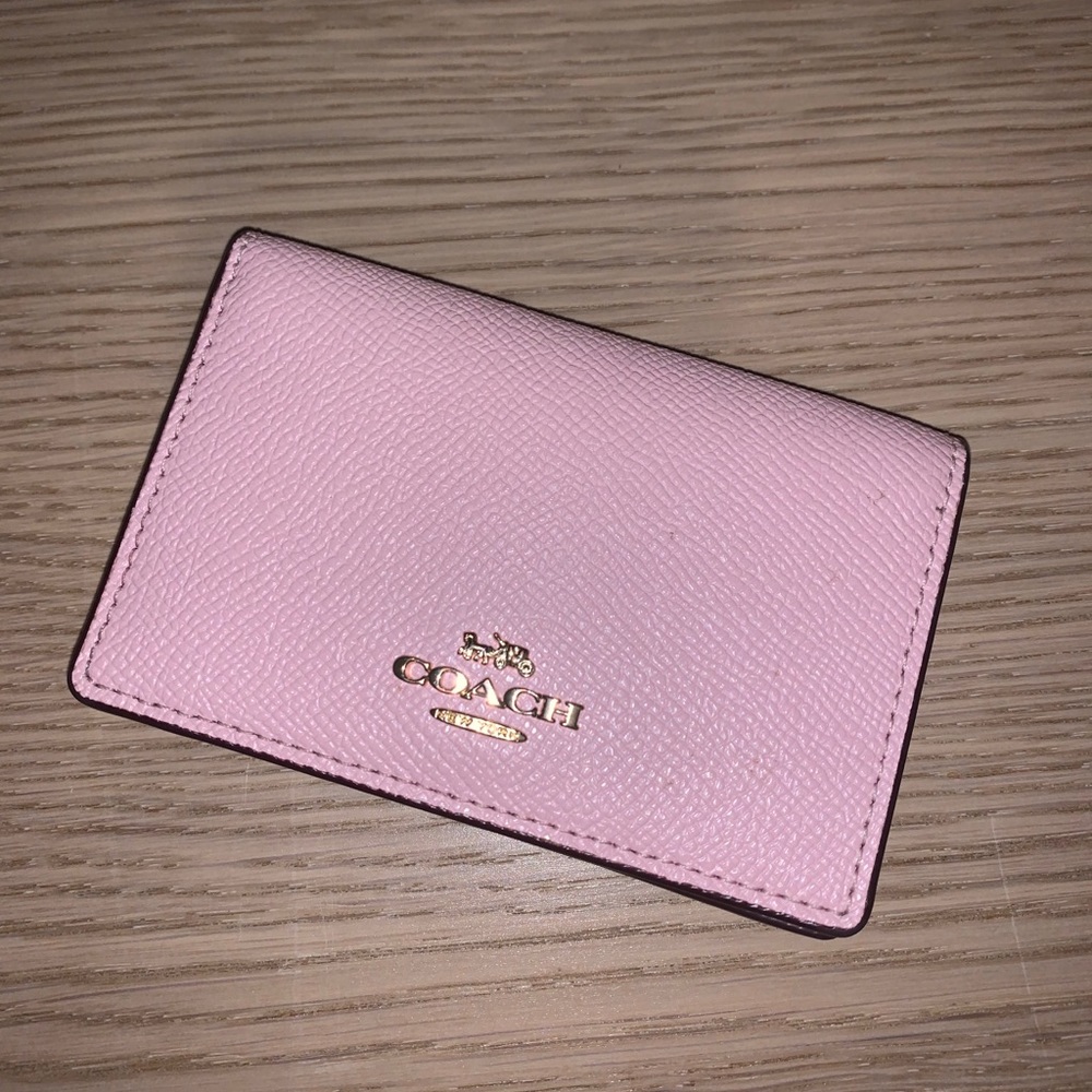 Coach Light Pink Snap Wallet